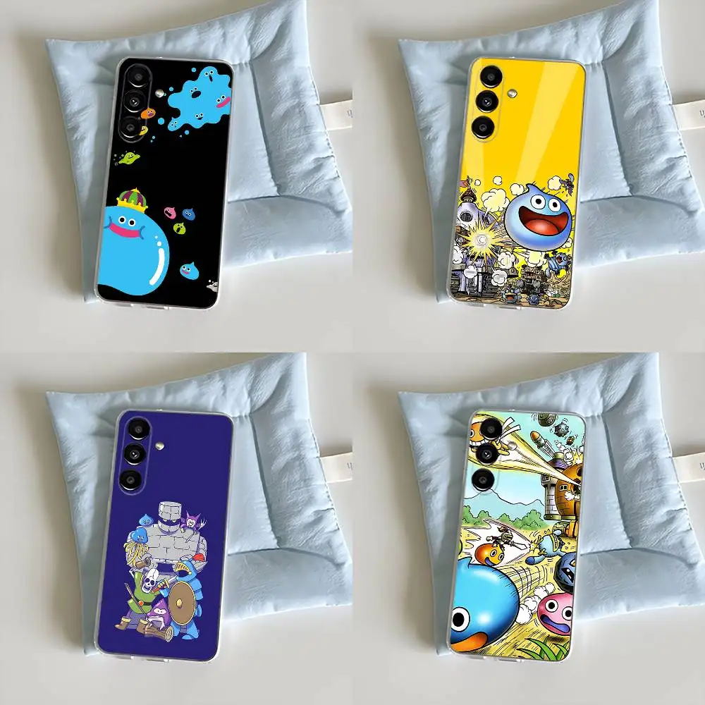 

D-Dragon Quest Slime Phone Case For Samsung S30,23,21,22,20, FE lite,S10,9,8,7 PIus Note20ultra Transparent
