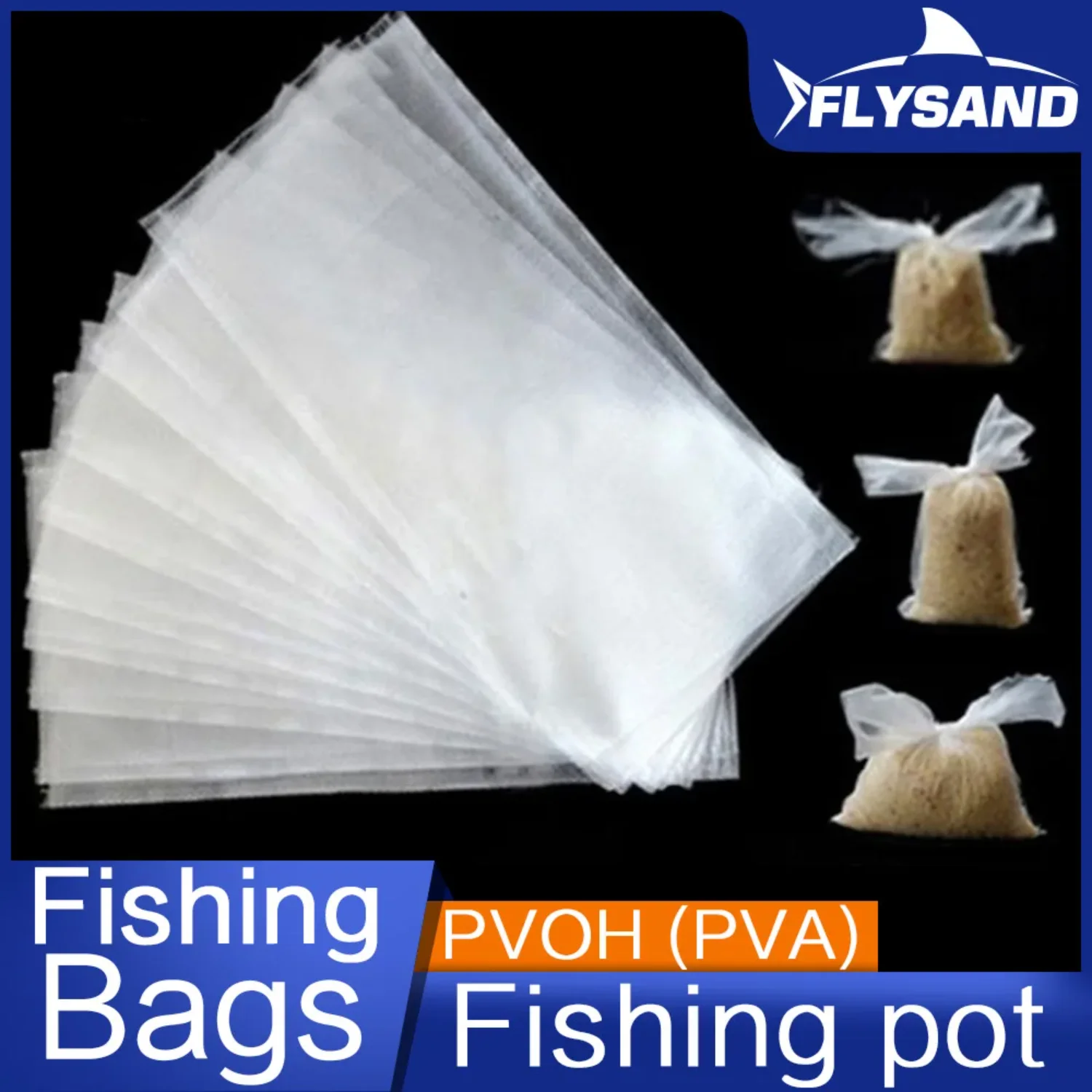 

[ "Available Carp Fishing Tackle PVA Mesh and PVA Bags for Coarse Boilie Pellet Bait", "Quality PVA Bags and Mesh for Carp F