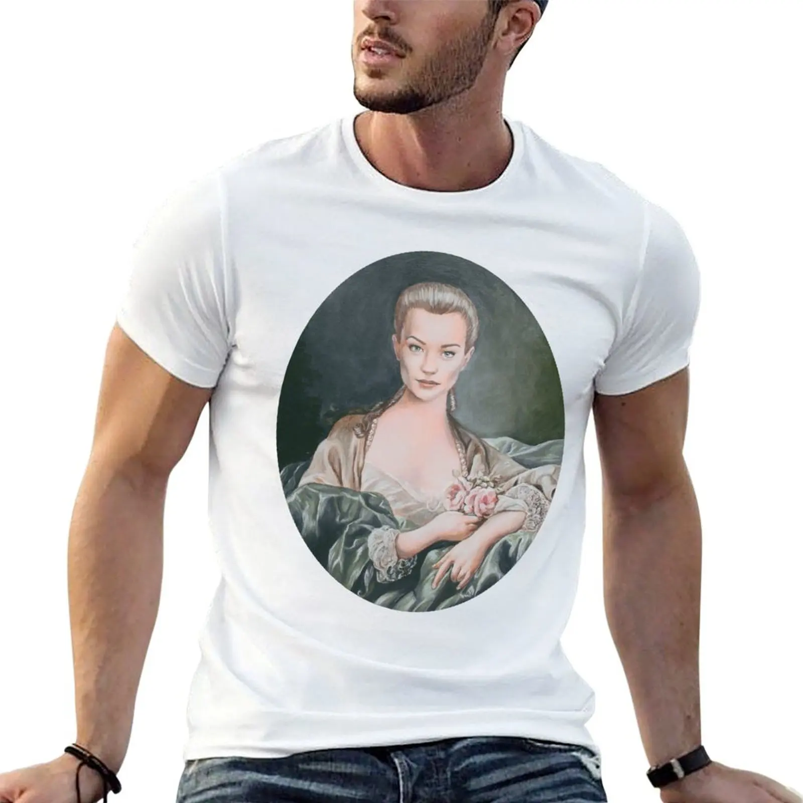 Camiseta de Sophia Myles como Madame de Pomadour, camisetas para hombre, paquete de camisetas blancas de anime para hombre, camiseta