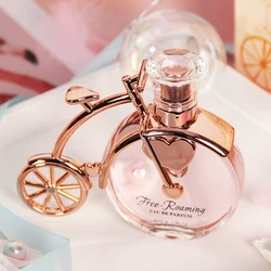 50ML 1.7FL.OZ Oryginalne perfumy Kapryśny kształt roweru Woda perfumowana dla kobiet Kwiatowe owoce Długotrwały pomysł Romantyczny prezent