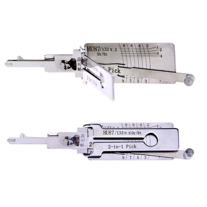 

Hot Sale smith Tool Lishi Hu87 2 in 1 Auto Pick and Key Decoder Tools