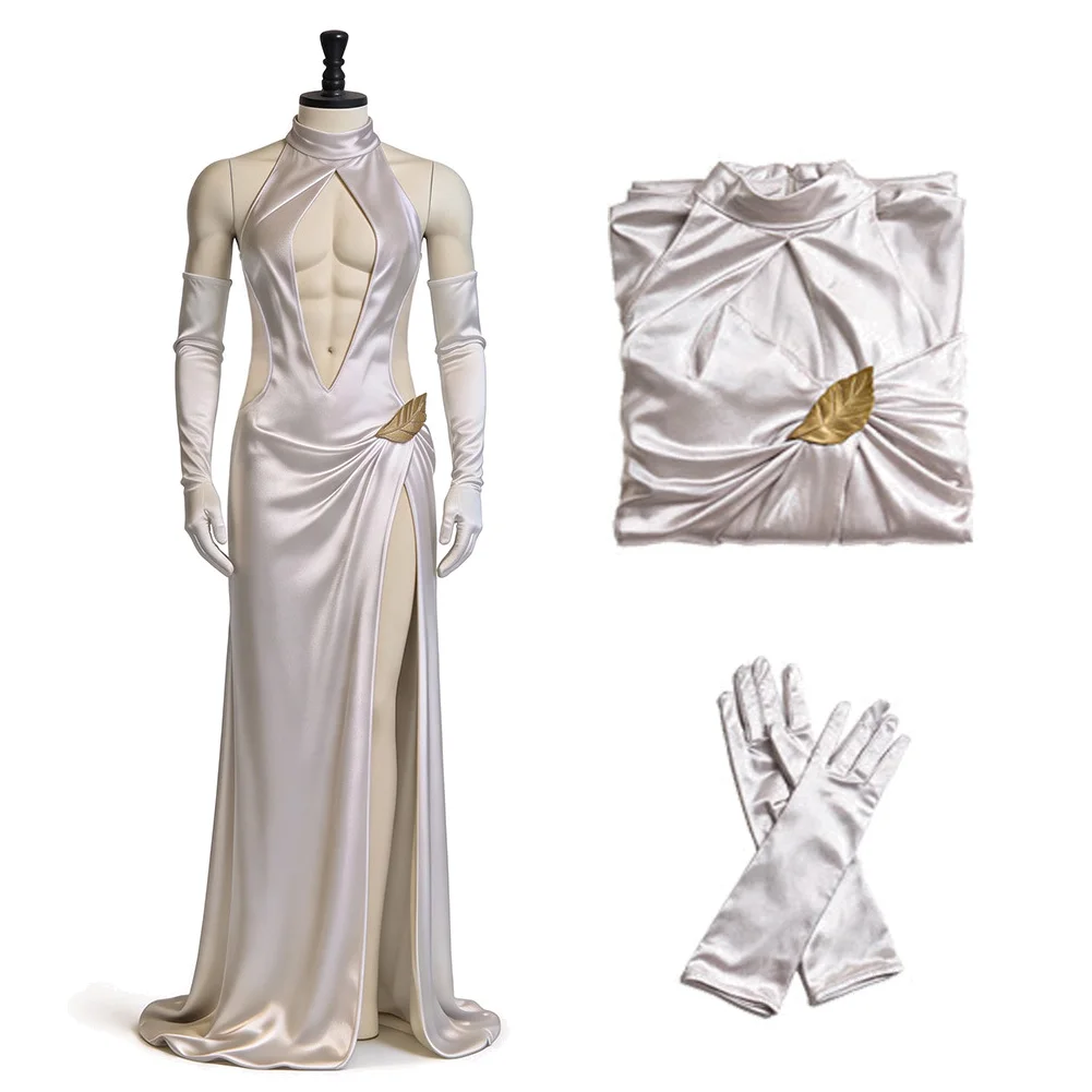 FF7 Cloud Strife Cosplay Fantasy White Dress Anime Game Fantasy of Final VII Men Women Costume Disguise Halloween Female Outfits view 6