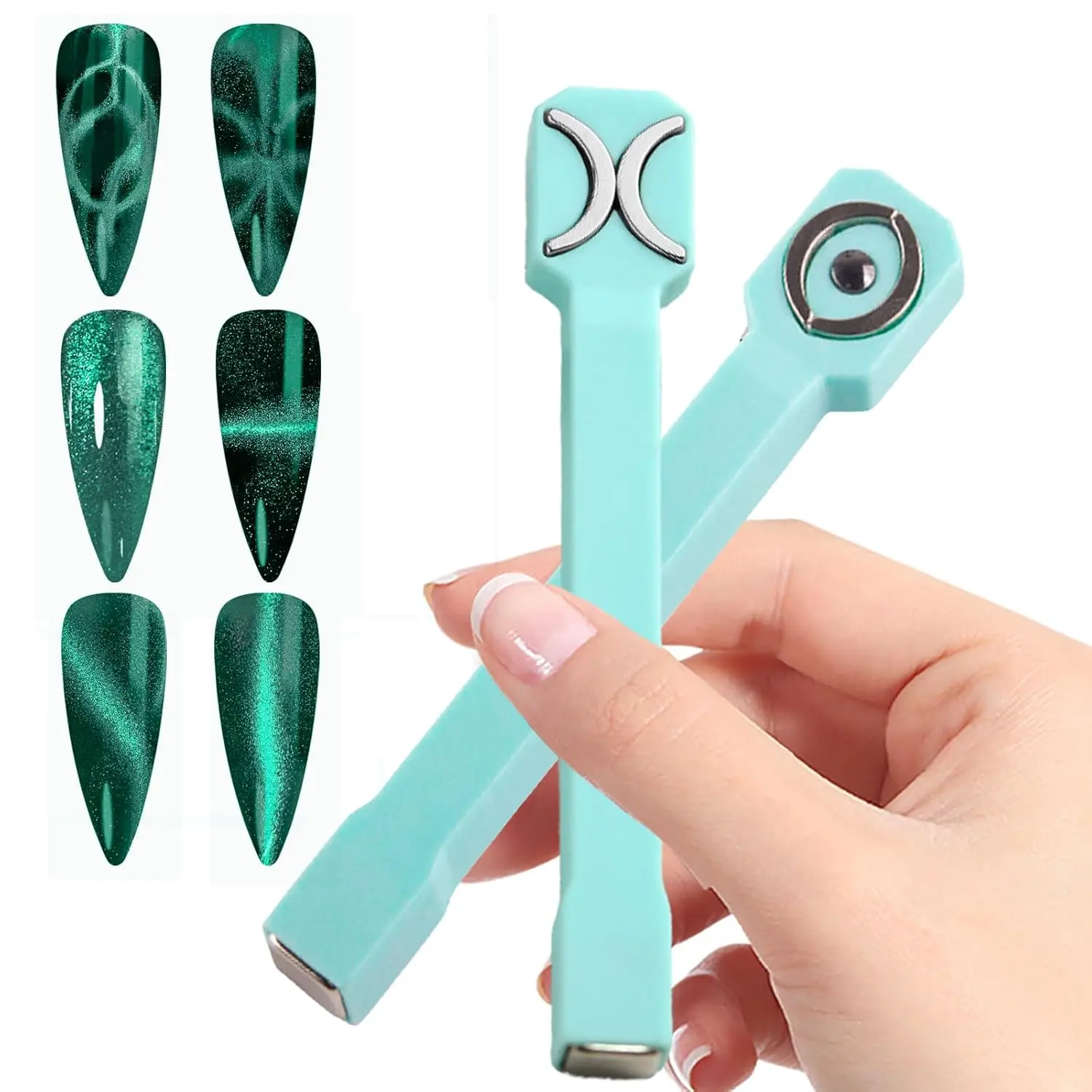 3in1 Nail Art Cat Eye Magnet Stick 3D Nail Magnets For Cat Eye Gel Effect Creative Ornaments Nail Props Tools Gel Nail DIY Tool
