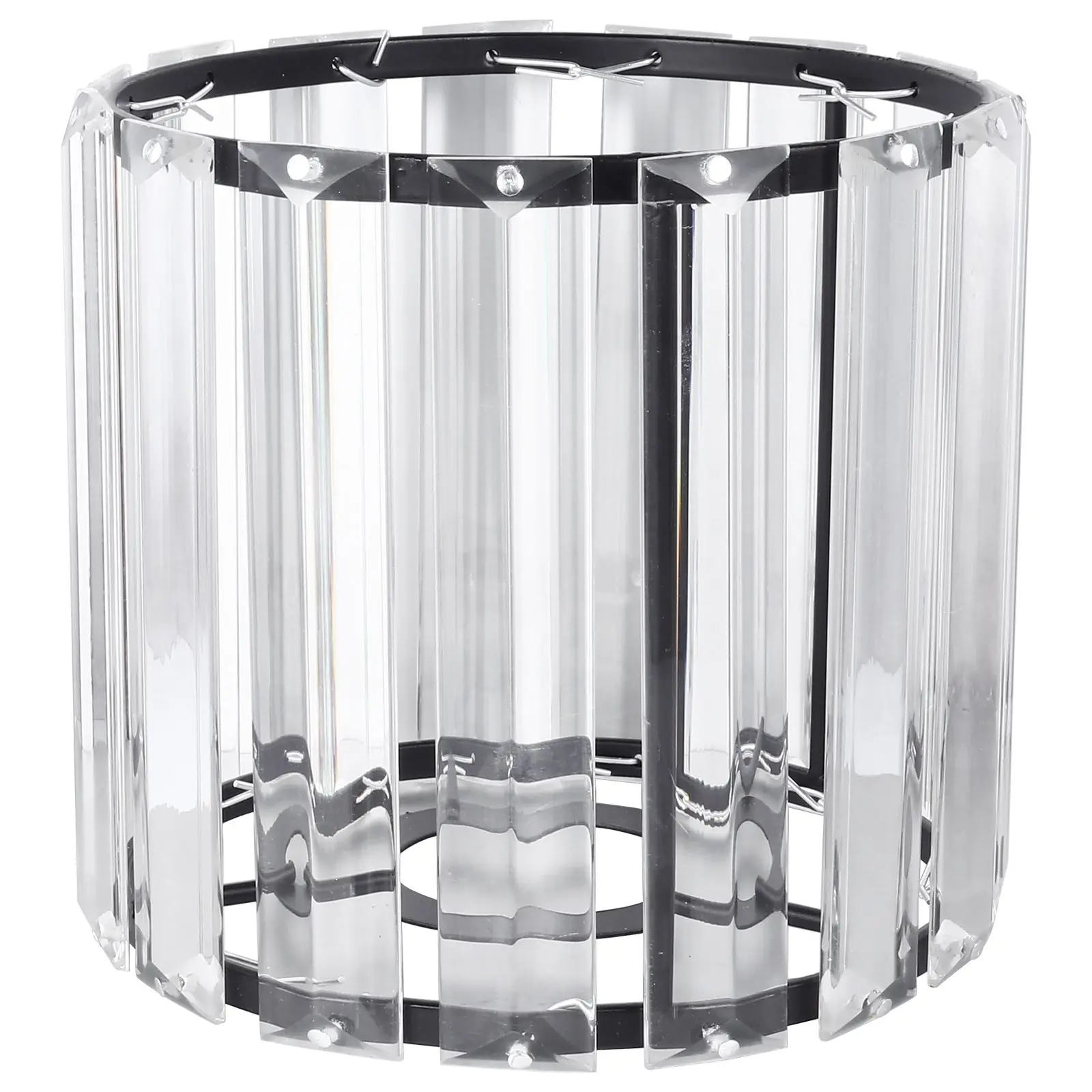 

Clear Crystal Ceiling Lamp Light Lampshades for Floor Square Color Black Replacement