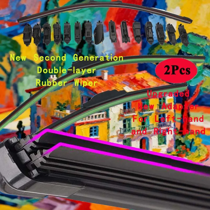 

Car Front Wiper Blades for Honda HRV HR-V GH 2006 2005 2004 2003 2002 2001 2000 1999 1998 Windscreen Windshield Car Accessories