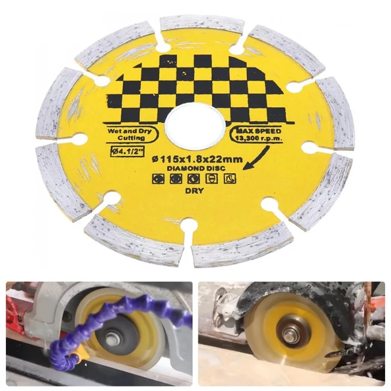 1 PCS105/115mm Diamond Dry Cutting Disc Circular Saw Blade Cutting Blade Disk For Marble Concrete Ceramic Granite  Cutting Tools