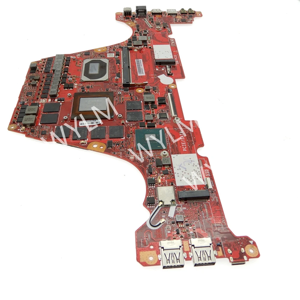 Imagem -06 - Placa-mãe do Portátil para Asus Gx502lxs Gx502l Gu502lv Gu502lu Gu502l Gu502lw i7 10th Gen V6g V8g Ram 8gb Mainboard