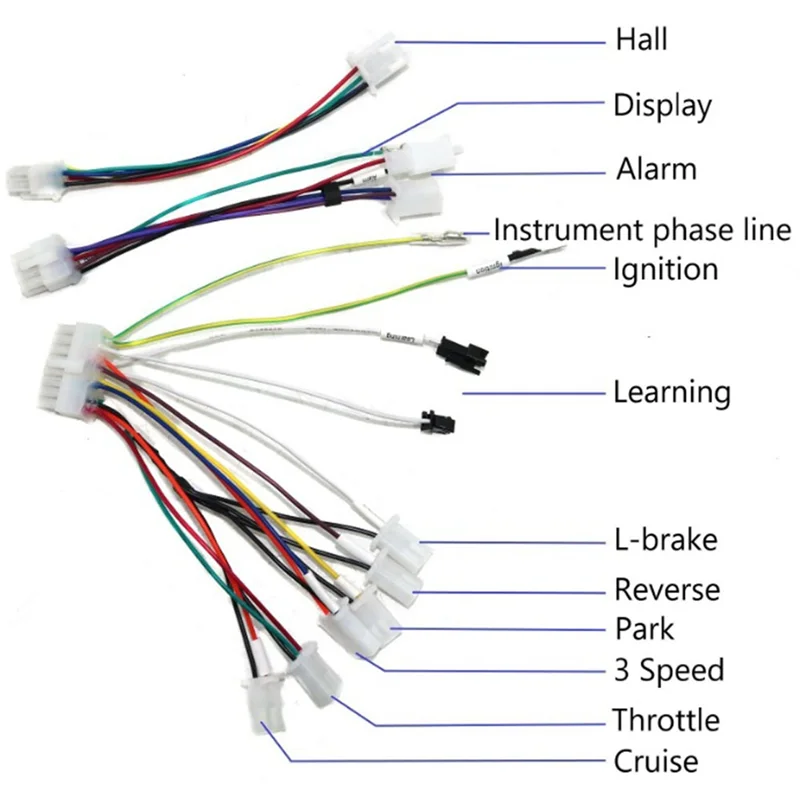 

【Limited-Stock!】High Power 60A Brushless Electric Vehicle Controller 2000W 48V/60V/72V Electric Bike Controller Self-Learning