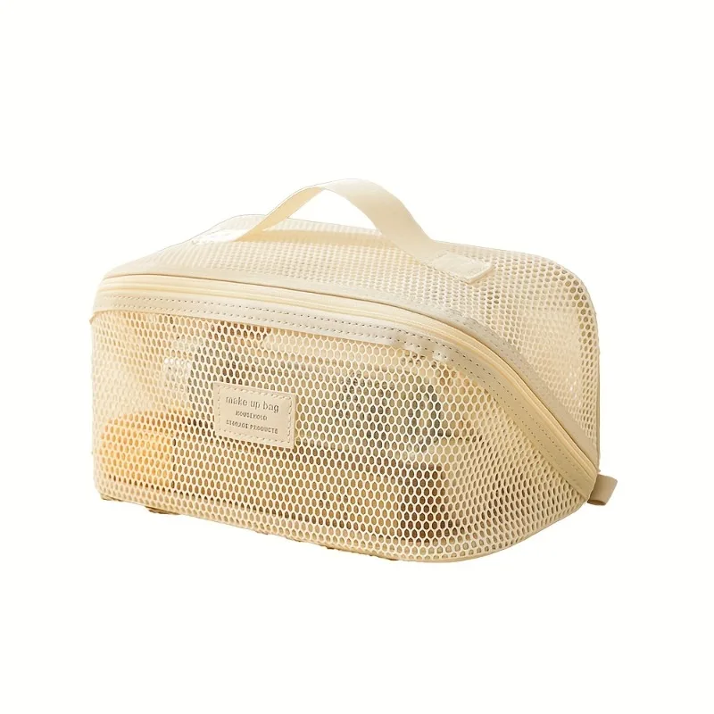 Makeup Organizer Female Toiletry Kit Bag Make Up Case Storage Pouch Luxury Lady Box, Cosmetic Bag, Organizer Bag For Travel Zip image 6