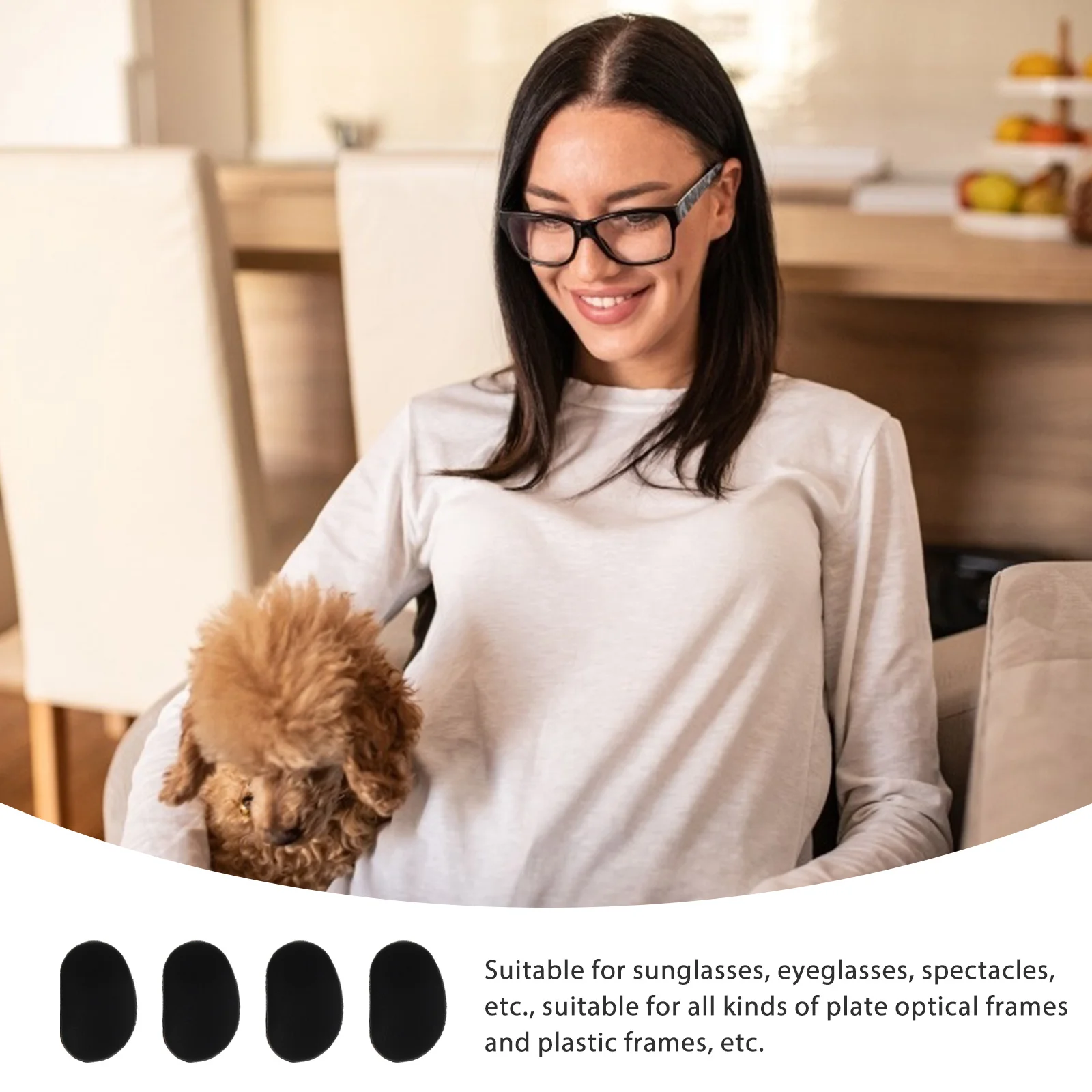 

20Pairs Eyeglass Nose Pads Silicone Nose Cushion Anti-Skid Glasses Accessories Frame Cushion Comfortable Replacement