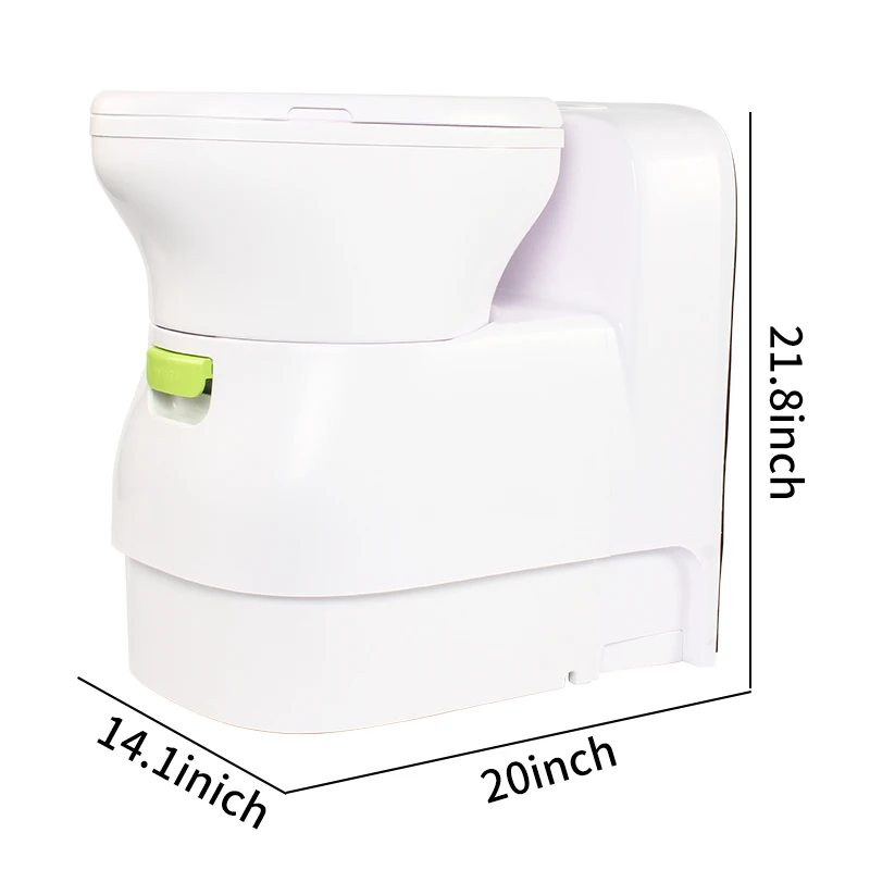 Caravan Accessories Electric Portable With Hatch RV Caravan Motorhome Bathroom Sanitary Ware Toilet