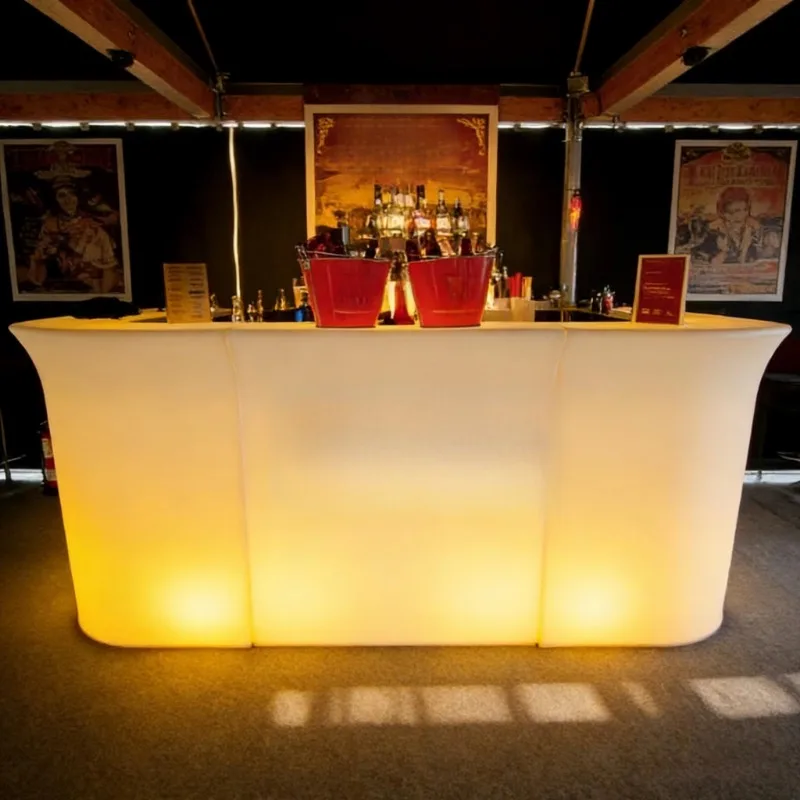 Lighting Led Bar Outdoor Por  White Plastic Party Furniture Nightclub Cafe KTV