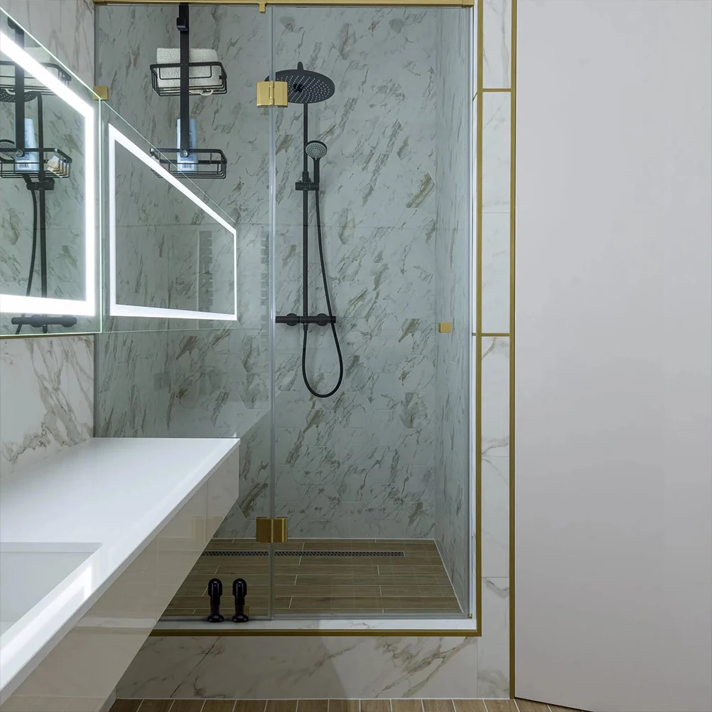 

2pcs Partition Support Feet Adjustable Height Durable Bathroom Hardware Toilet Bracket Restroom Plastic Shower Door Accessories