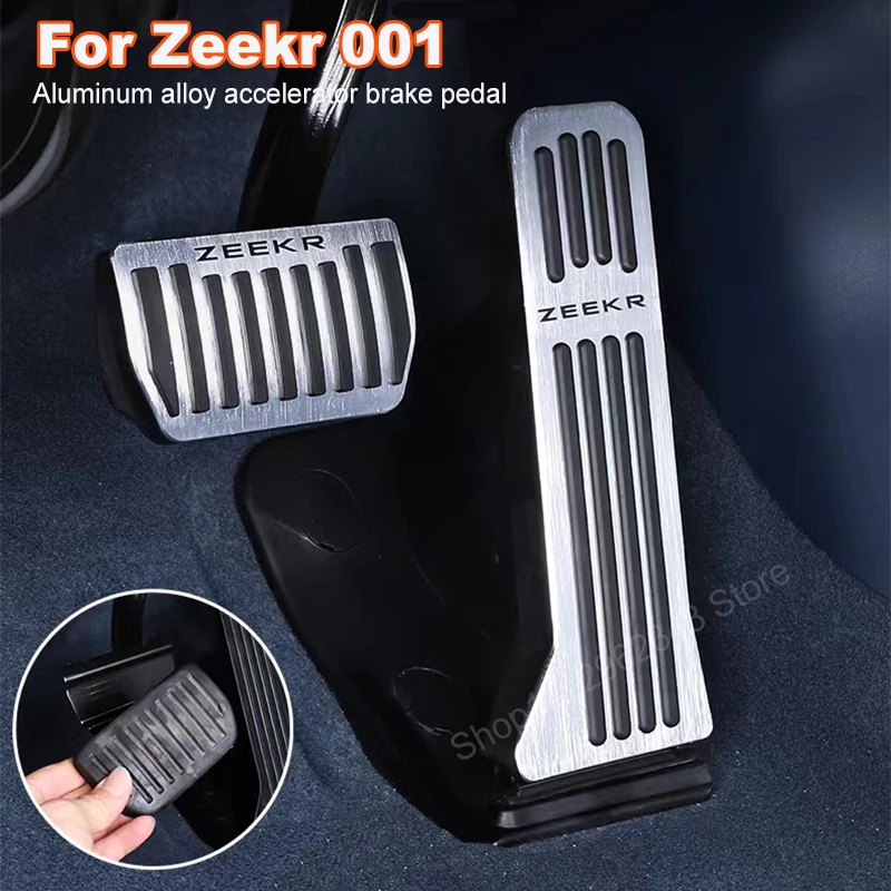 

Suitable for Zeekr 001 2021-2024 Aluminum Alloy Accelerator Pedal Brake Pedal Anti-skid 001 Car Interior Accessories