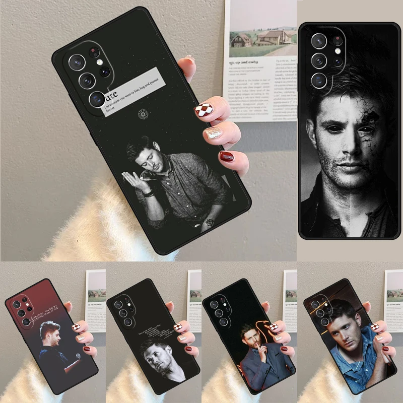 Cover For Samsung Galaxy S24 Ultra S21 S22 S8 S9 S10E Note 10 20 Plus FE S23 Supernatural Jensen Ackles Phone case Coque