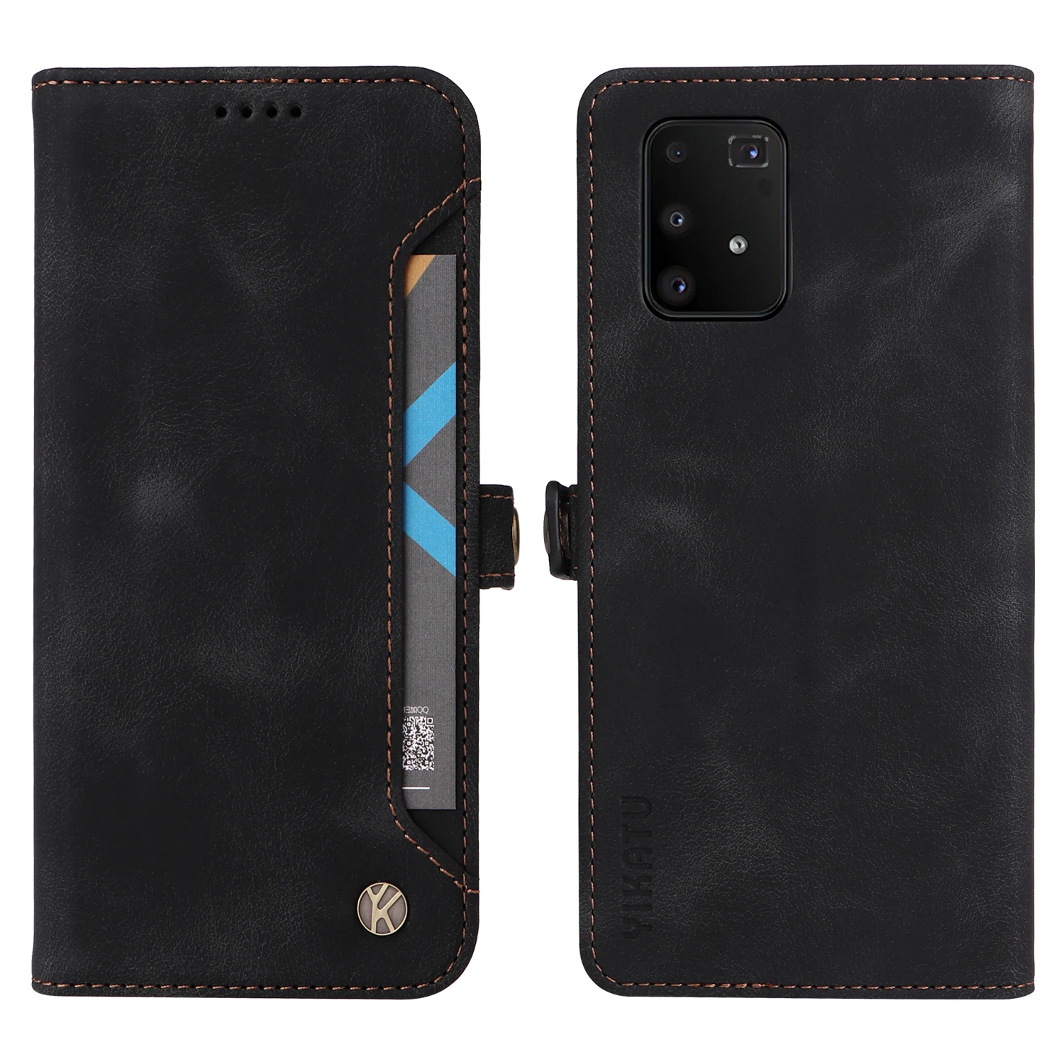 حافظة لهاتف سامسونج جالاكسي A 42 43 51 53 54 72 73 81 91 حافظة هاتف مغناطيسية فاخرة لتخزين البطاقات والمال #4