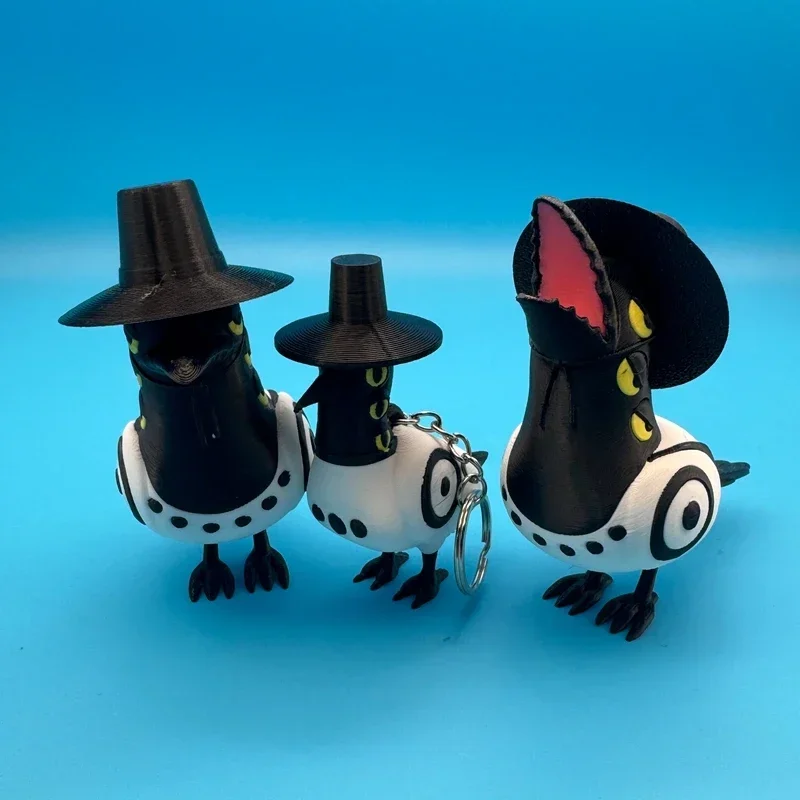 الطيور الحيوان تأثيري الغراب الدعامة شيطان 2025 الكرتون التلفزيون الصيادين حلية الدعائم هالوين زي اكسسوارات الخيال وتتسابق الطرف #2