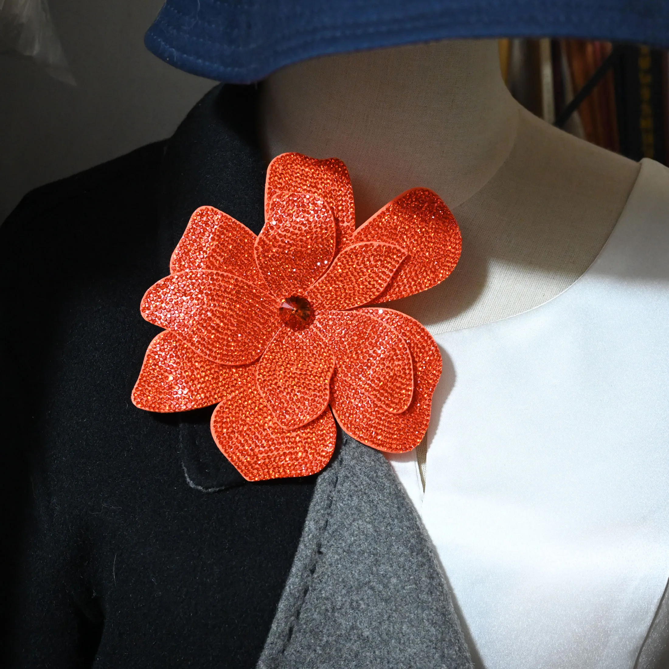 Flower Rhinestone Patches for  - Embroidery review and price