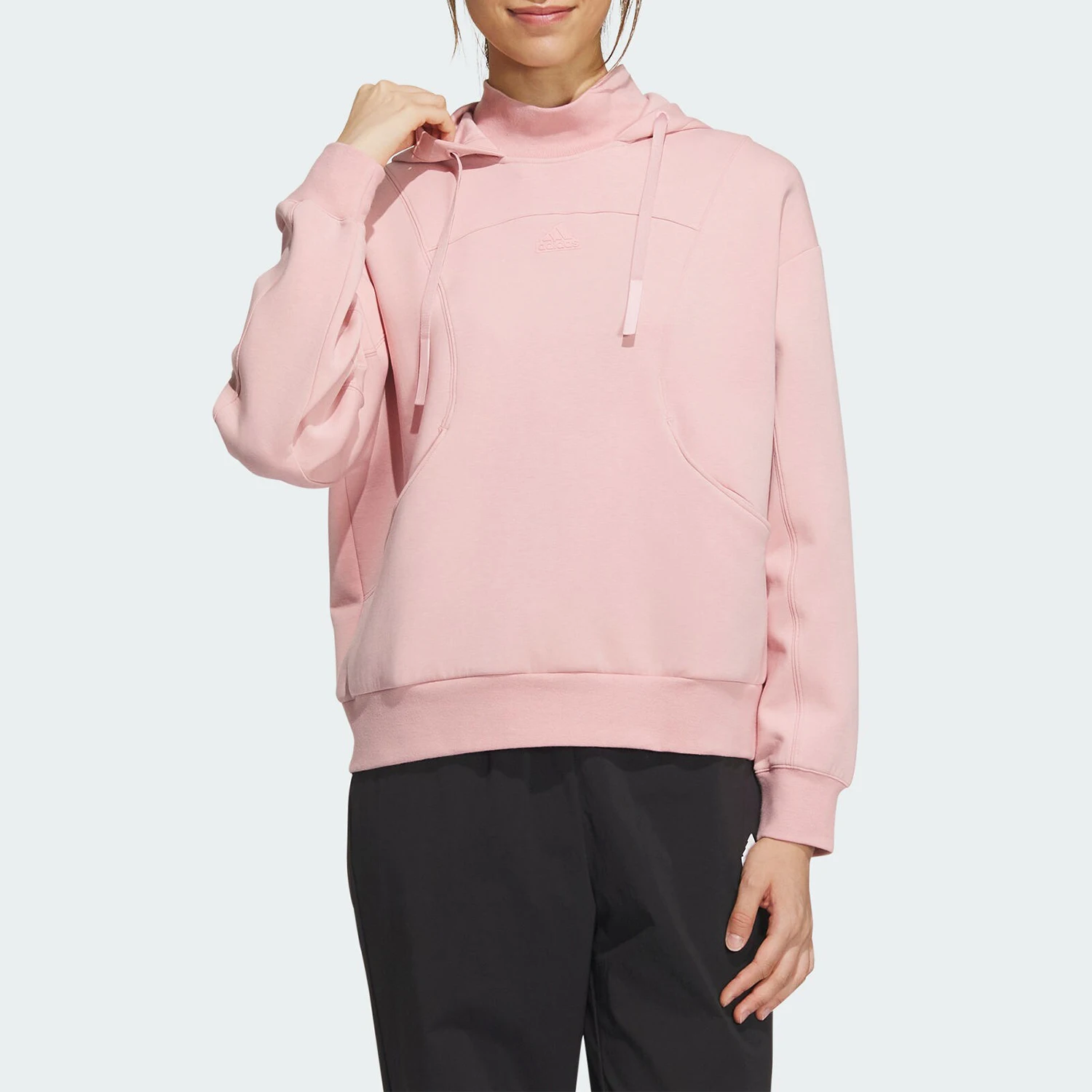 

adidas genuine new women's loose hooded casual sweatshirt IZ1627