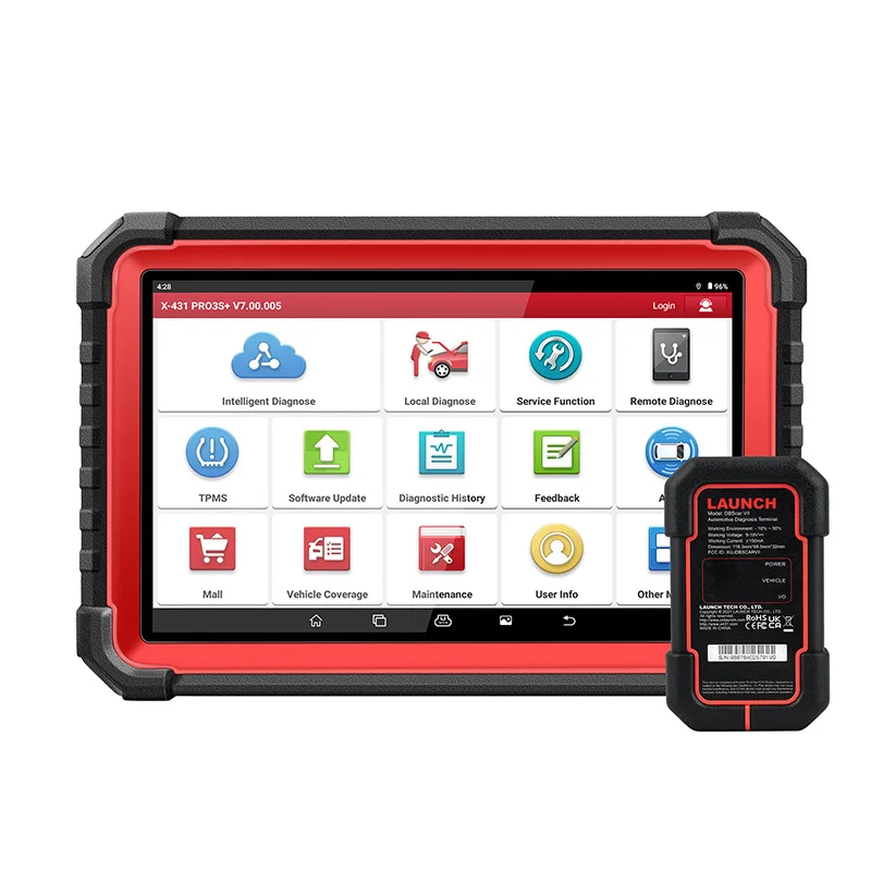 

X431 Pro3s+ V5.0 E / 2 Diagnostic Tool Code Reader 2 Years Free Update Scanner Machine for Car for UK EU Version