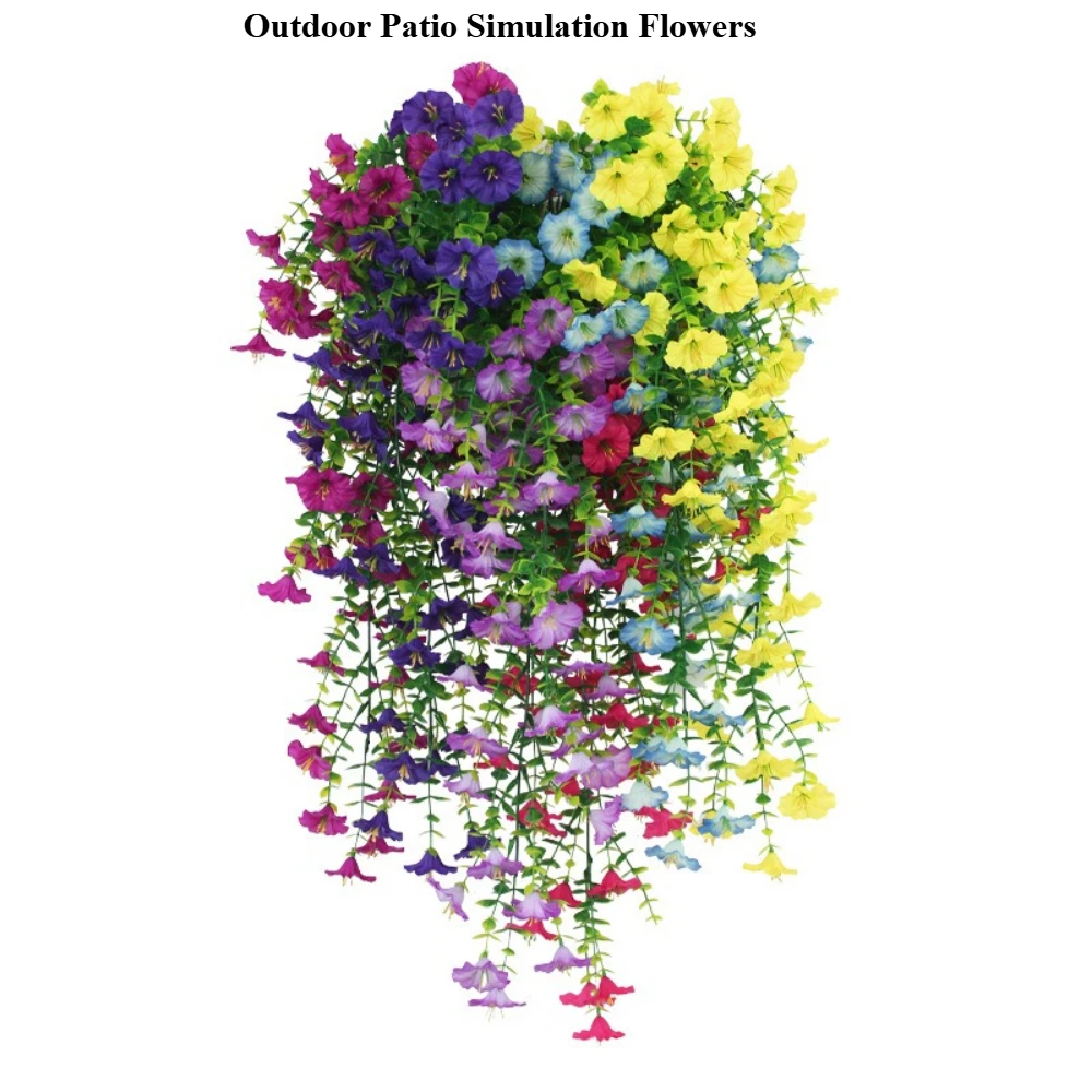 Künstliche Blume, neue künstliche Hängeblumen und Pflanzen, Osterdekoration, 2025, UV-beständig und realistisch, Raumdekoration, Hochzeit
