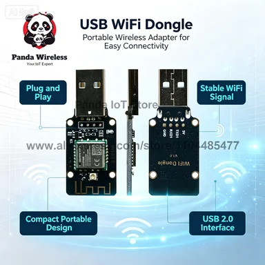 Quectel Dual-band Wi-Fi 6 Module USB Dongle with Built-in FCU760K Onboard Wi-Fi Antenna for Android & Linux Systems