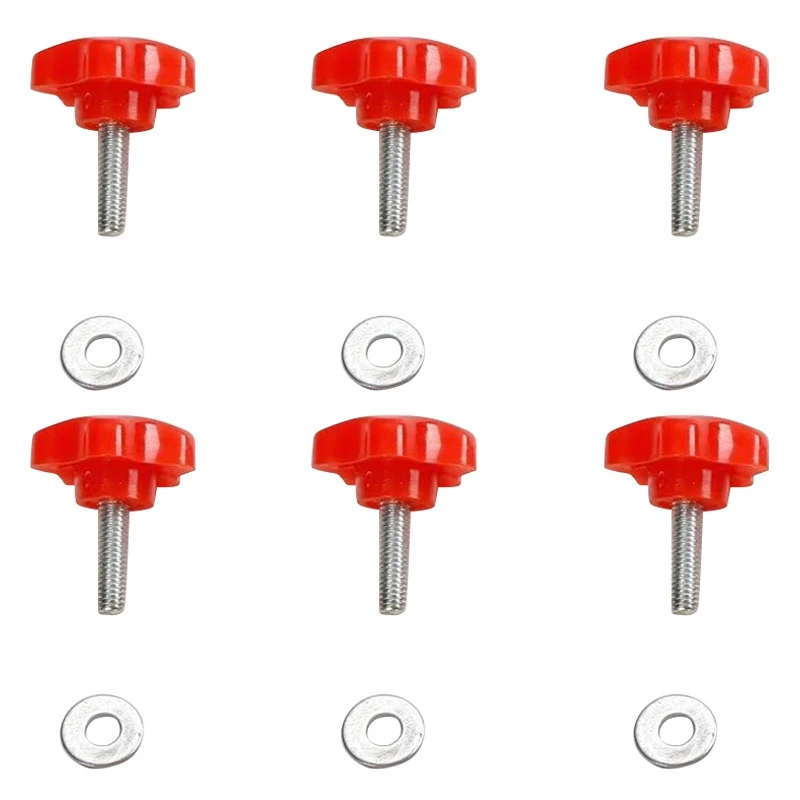 6Pcs Red Hardtop Quick Removal Bolts Thumb Screws For Jeep Wrangler 1995-2020 YJ TJ JK JKU JL 2 4 Door Accessories