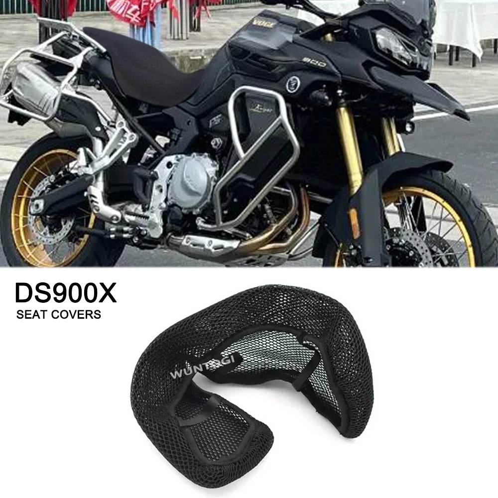 For Loncin VOGE Valico DS900X DS 900X Motorcycle Seat Protect Cushion Seat Cover Nylon Fabric Saddle Cooling Honeycomb Mat