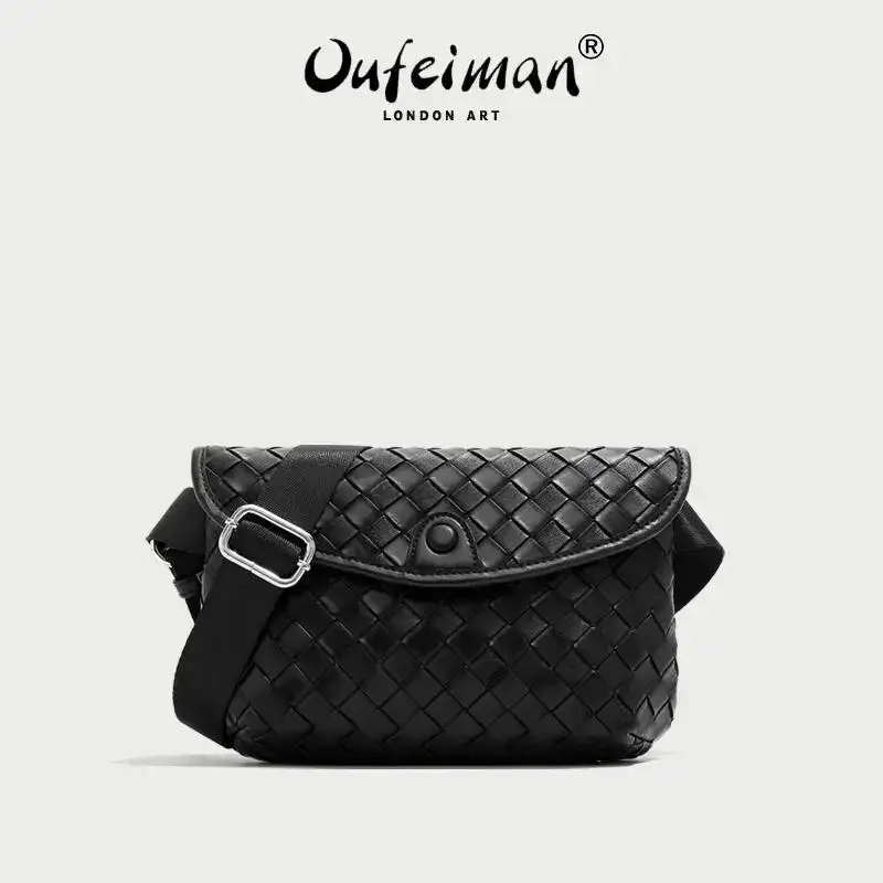 New casual trend woven waist bag chest bag crossbody bag  crossbody bags for women bags luxury handbags 2024