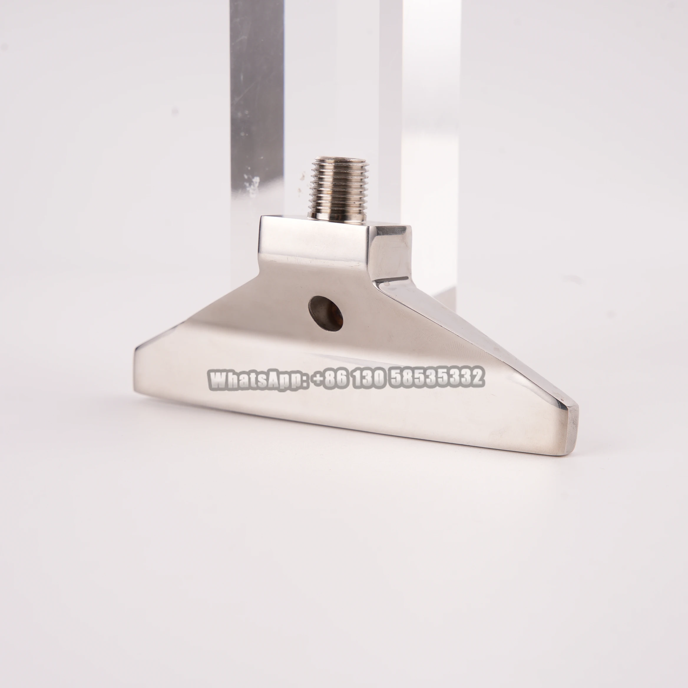 

1/4 BSPT 110mm Width 48 Holes Stainless Steel Air Blowing Drying Flat Fan Nozzle Air Knife Nozzle,slot gap industrial cleaning.