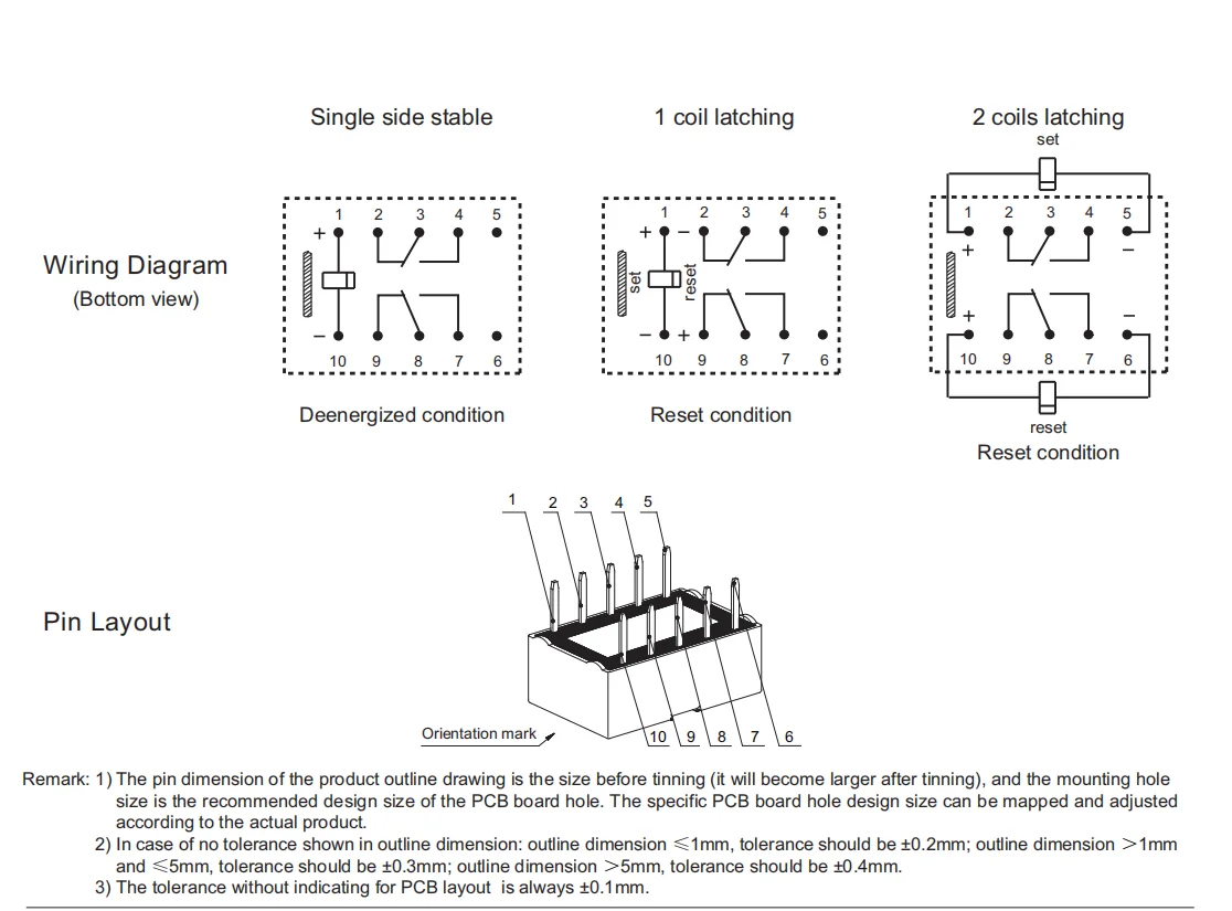 HFD31 SUBMINIATURE SIGNAL RELAY High contact capacity 1A 30VDC  5Pcs/Lot