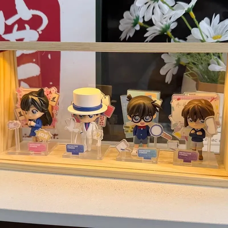 

New Detective Conan Acrylic Scene Stand Blind Box Toys Anime Figure Haibara Ai Mouri Ran Collections Desktop Decor Holiday Gift