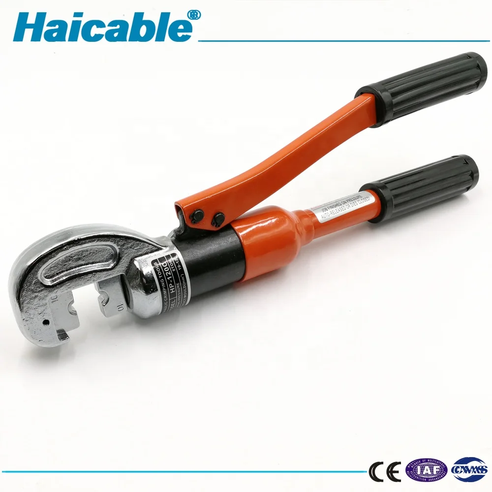 HP-120C cable lug crimp pliers price Portable hydraulic crimping tool