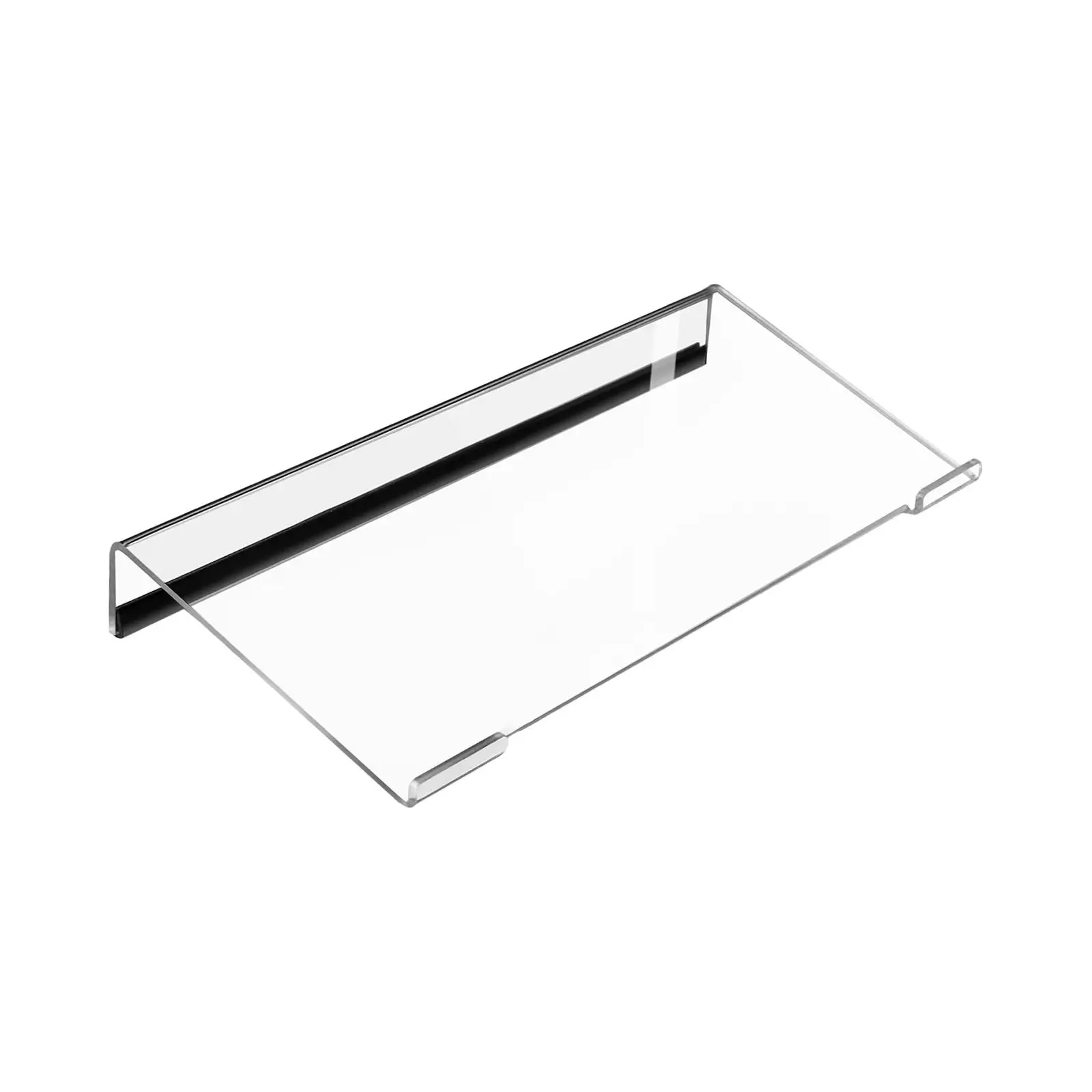 Computer Keyboard Stand PC Keyboard Riser Stable Space Saving Acrylic Keyboards Holder Desk Keyboards Lifter for Home Desktop
