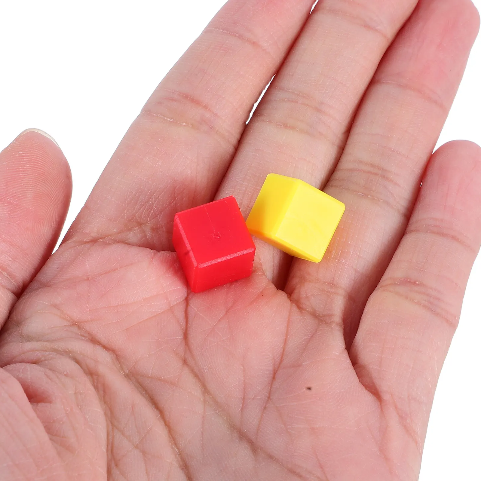 

200Pcs Plastic Geometric Cubes Math Learning Manipulatives for Elementary School Spatial Understanding Educational Aid