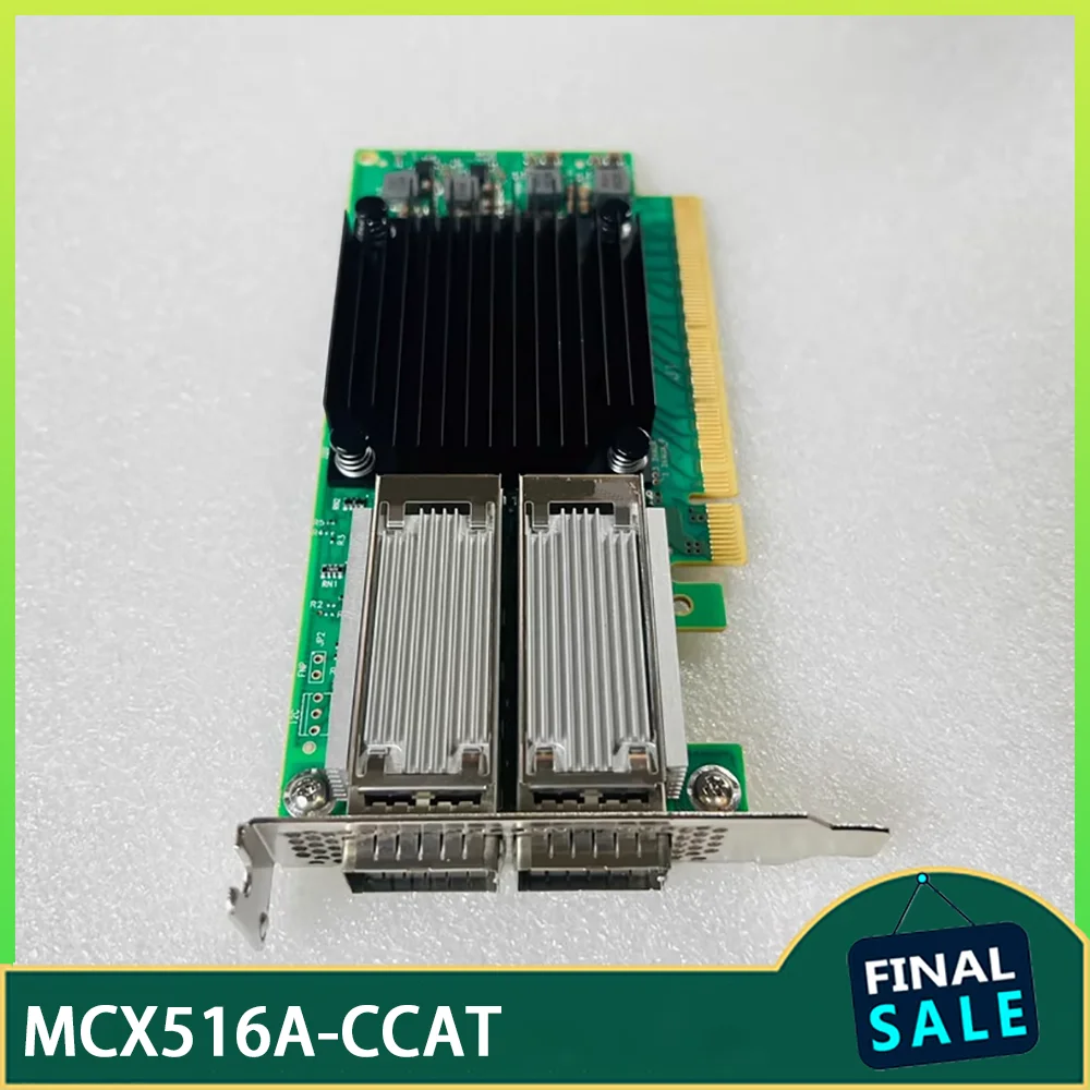 

Двухпортовая гигабитная оптоволоконная сетевая карта 100 Гбит/с MCX516A-CCAT