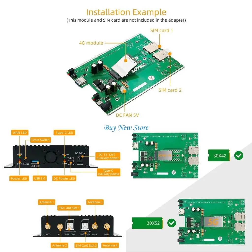 

20ce Compact для адаптера USB3.0 с защитными раковинами и аксессуаром охлаждающего вентилятора