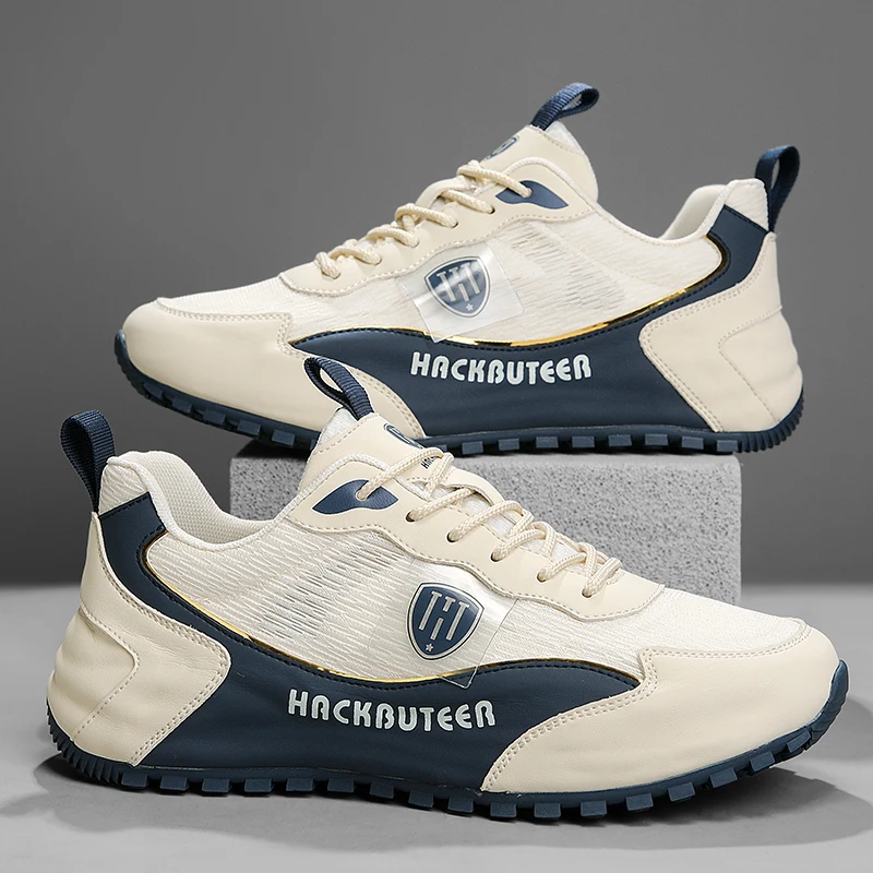 

Italian light luxury mesh platform shoes for men, summer breathable and comfortable casual shoes
