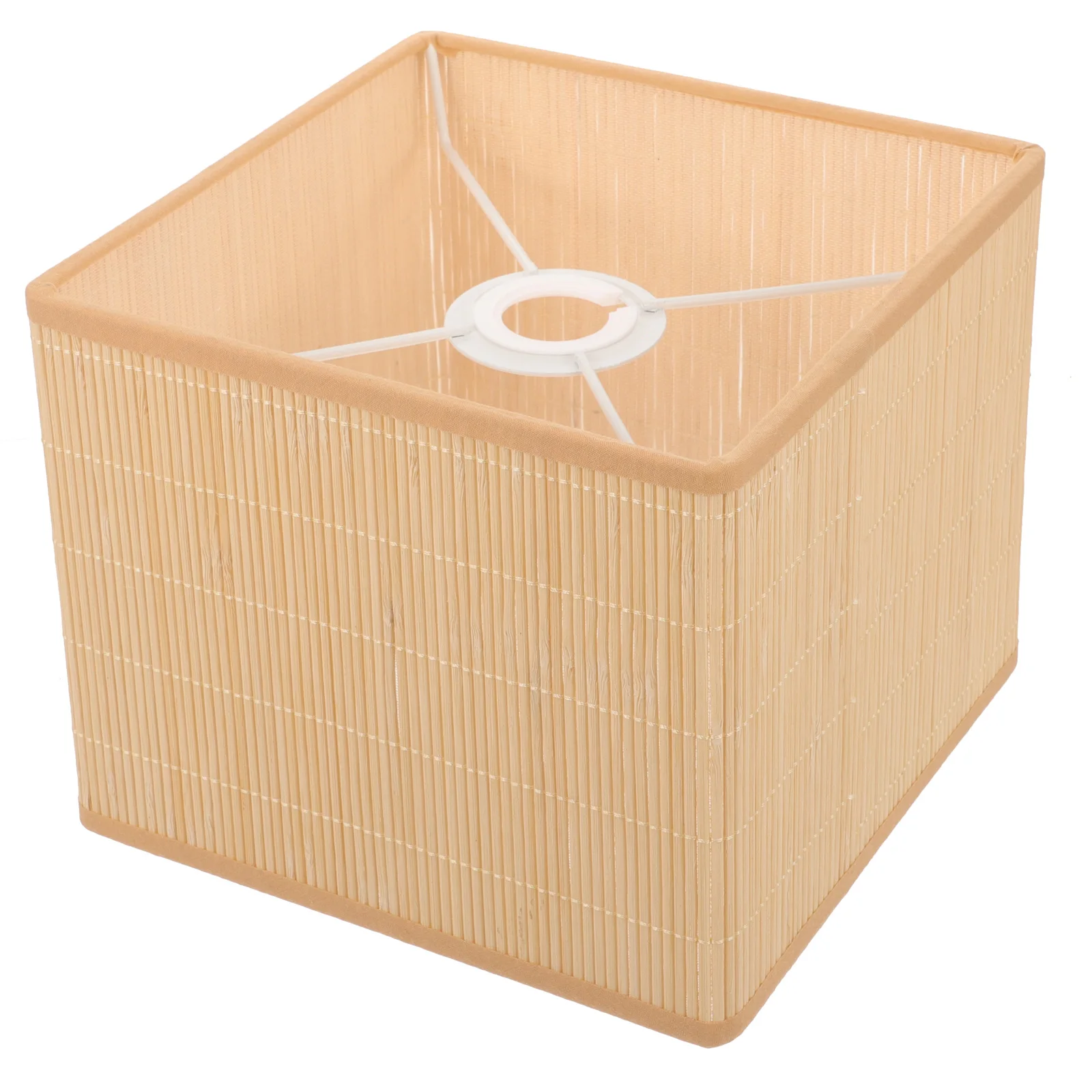 

Bamboo Lampshade Cover Pendant Light Woven Rustic Style Simple Shades Home Office Living Room Bedroom Lighting Material
