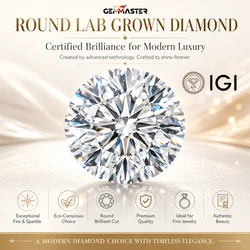 CVD HPHT Lab Grown Diamond D E F color VVS Loose Diamond With IGI GIA Certified Round Lab Diamond wholesale White Gemstone