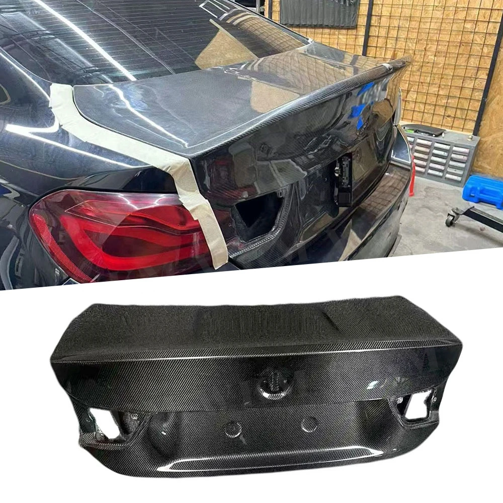 

Комплекты кузова задней крышки багажника из углеродного волокна для BMW 3 серии F30 F80 седан 2014-2019, задняя крышка багажника, высококачественные автомобильные аксессуары