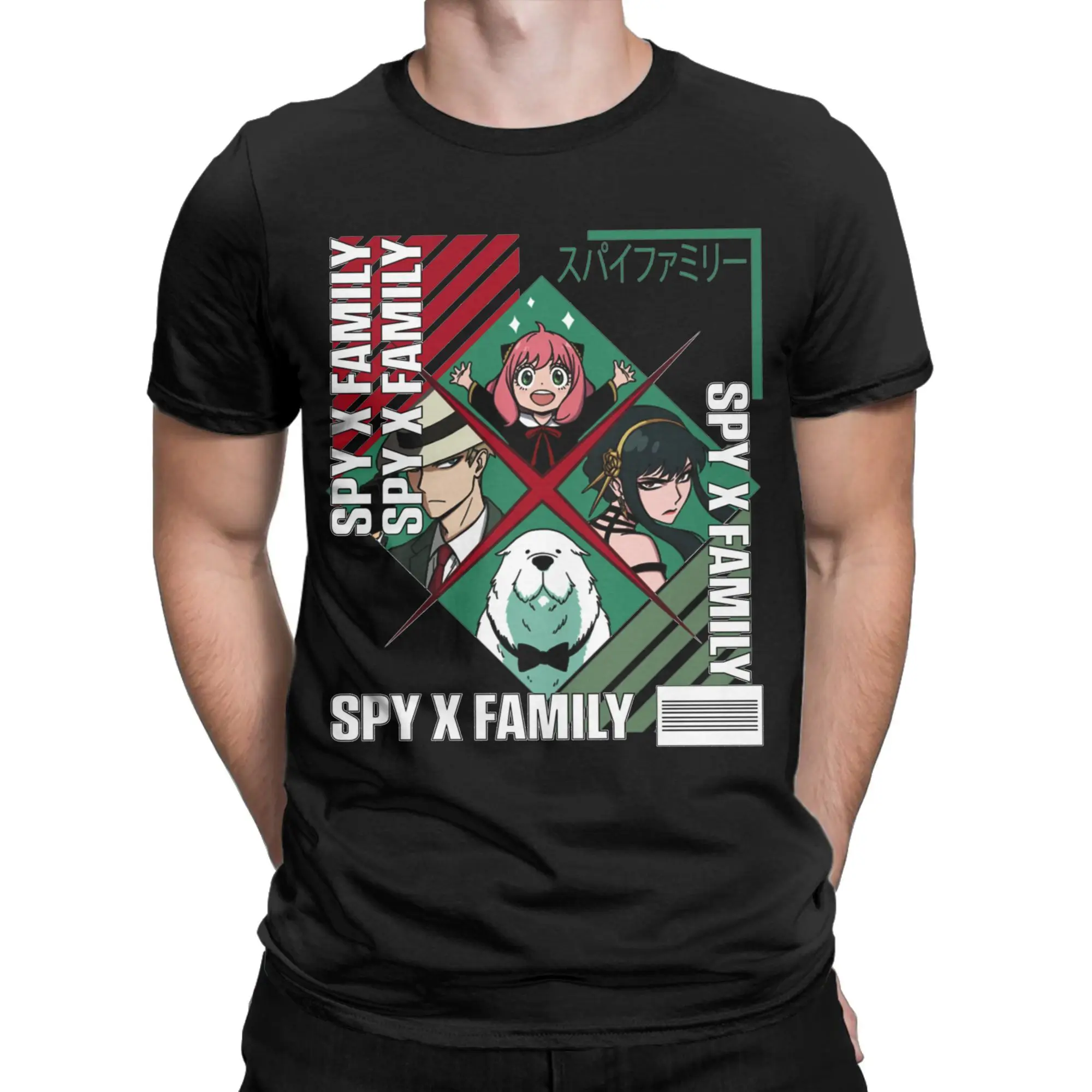 

Anya Family Forger Cute Apparel Unisex T Shirts Cotton Tee Graphic Printed T-shirt Clothing