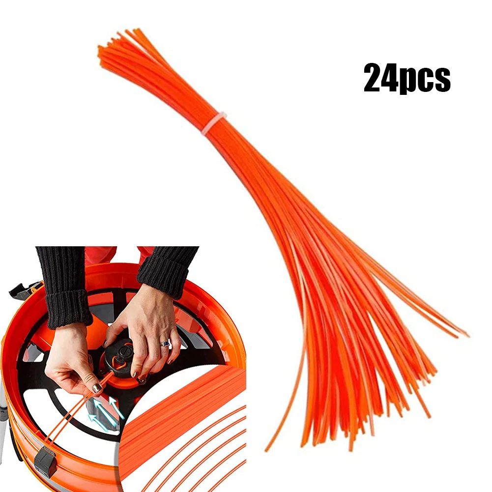 Для WORX WA0050 Сменная леска-триммер, 24 шт., 50018961, аксессуары, гибкая леска для электрического мульчеры листьев