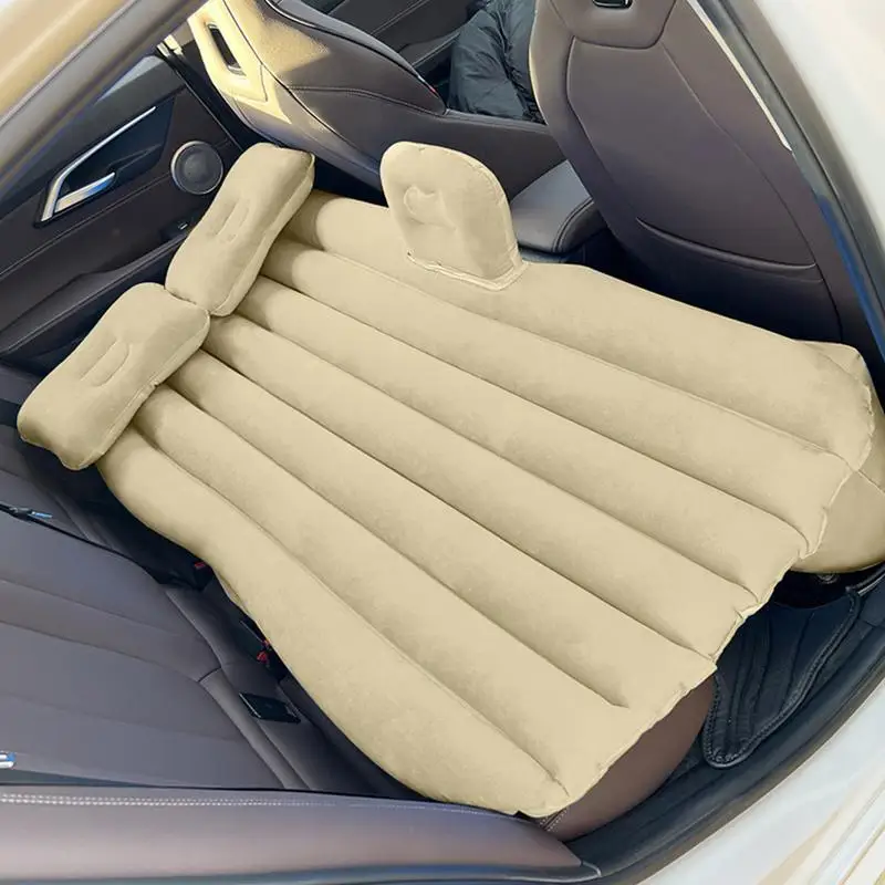 Portable Car Inflatable Bed Auto Air Inflatable Travel Mattress Bed Car Back Seat Travel Air Cushion Bed Car Interior Accessory