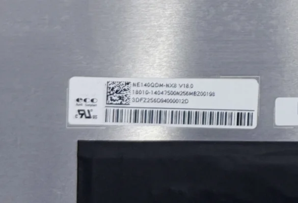

NE140QDM-NX8 IPS 2560*1600 EDP 40 Pins 14.0'' Laptop LCD Screen Display Panel Matrix