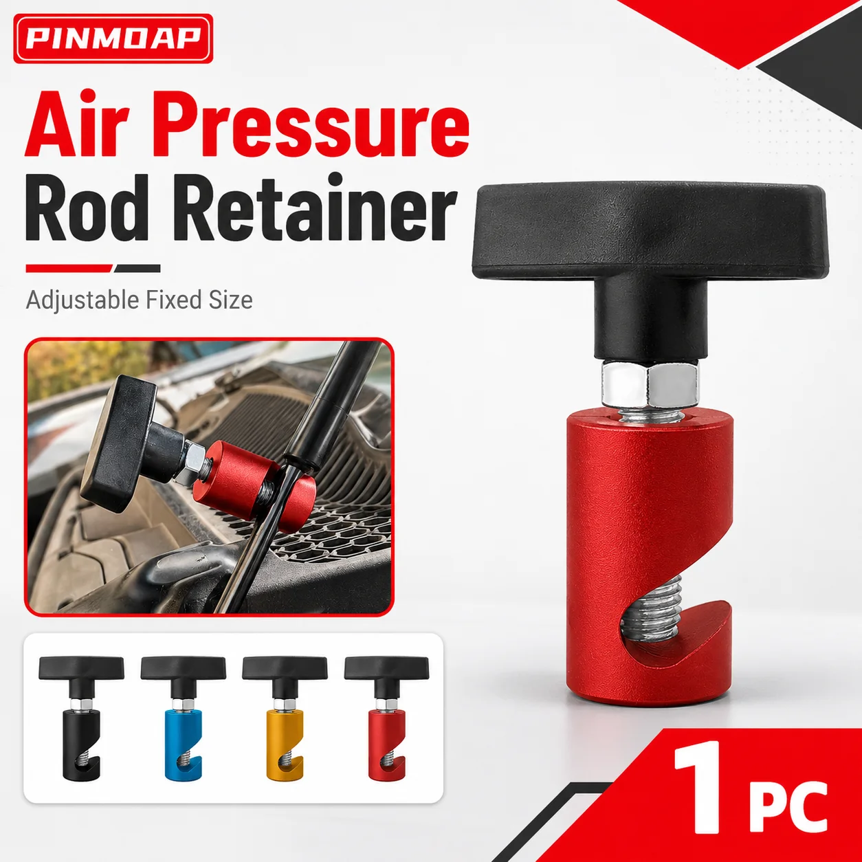 1pc Car Multi Color Anti Slip Fixing Clip Engine Hood Bracket Air Pressure Rod General Motors Tailgate Lifting Bracket