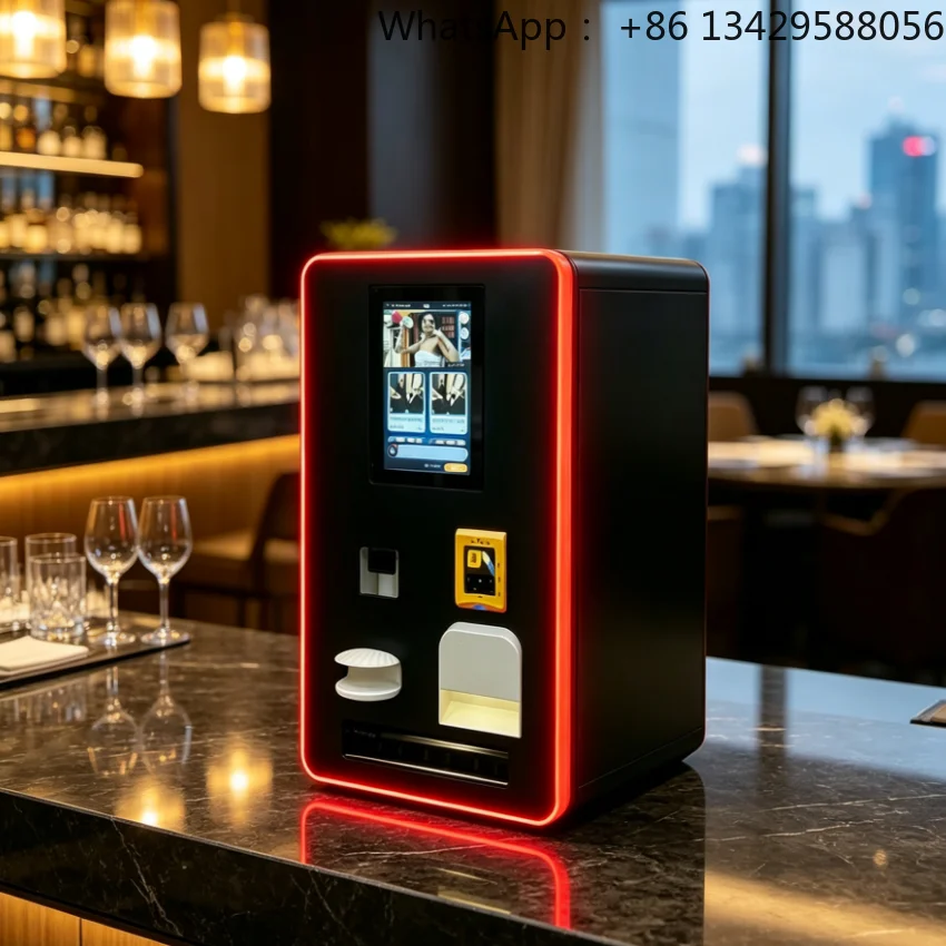 Factory Wholesale Fully Automatic Vertical AI Nail Printer Vending Machine Touchscreen ADA Compliance POS Integration Multiple