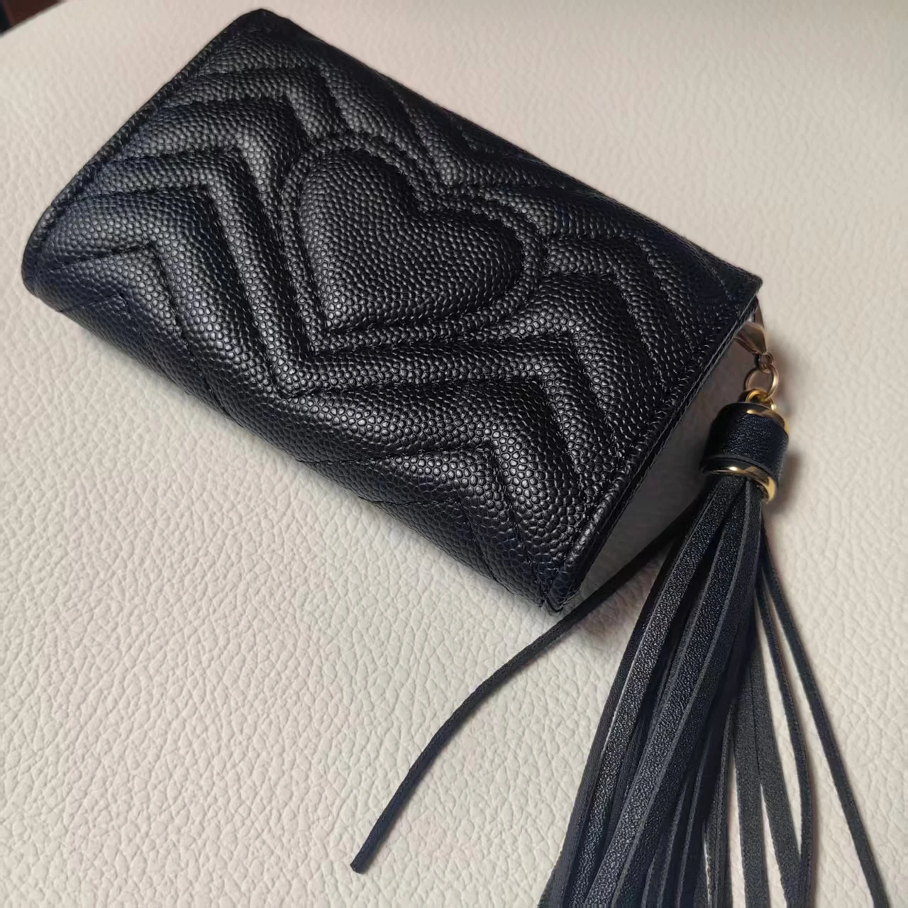 Fashion Short Women Wallets PU Leather Women Luxury Tassels Wallet Hasp Small Wallet Trend Coin Purse Ladies Card Holder Pouch
