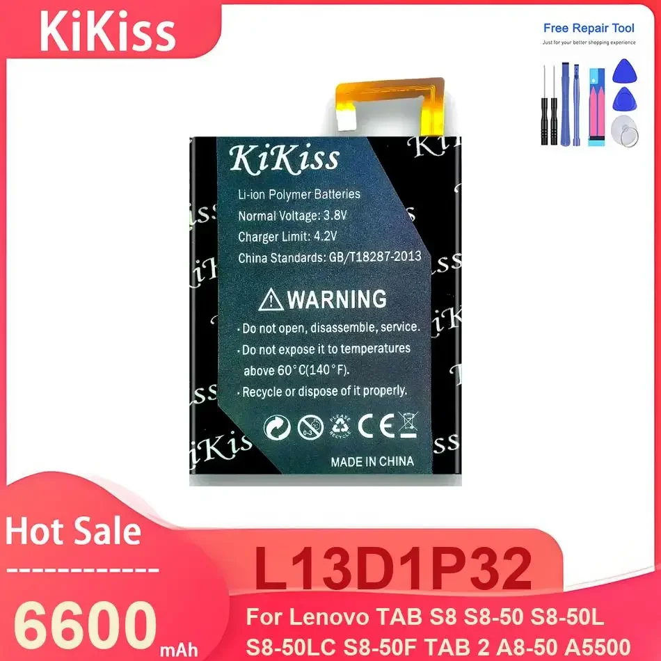

L13D1P32 Battery For Lenovo TAB S8 S8-50 S8-50L S8-50LC S8-50F TAB 2 A8-50 A5500 A8-50F A8-50LC TAB3 8 TB3-850F TB3-850M