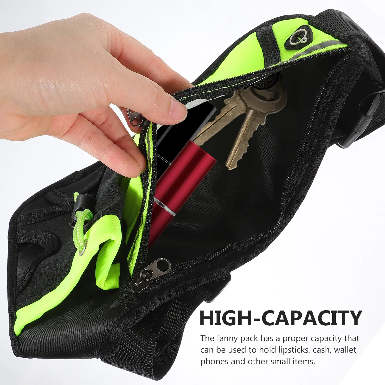 Phone Adjustable Running Bag Pouch Outdoor Sports Waist Halloween Christmas New Year Running Waist Pack Fanny